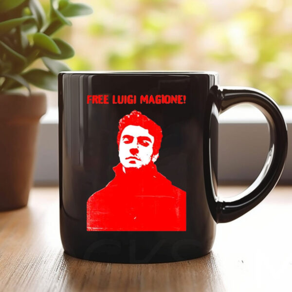 Free Luigi Mangione red Mug