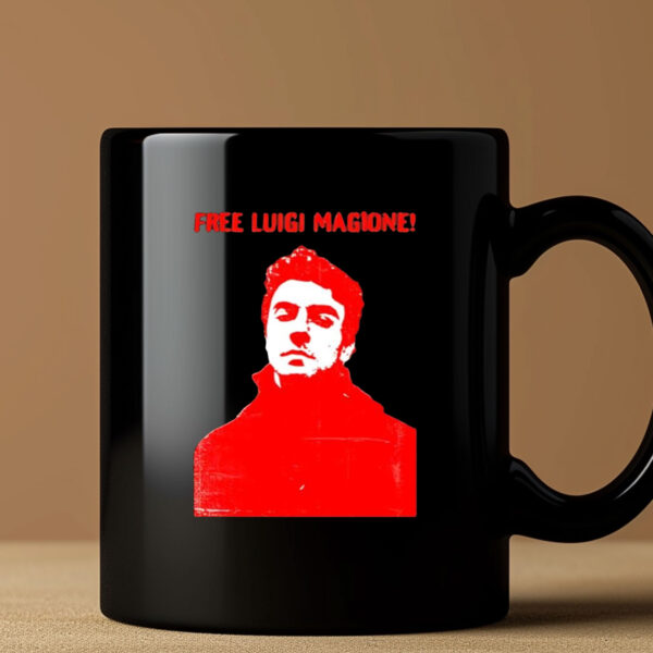 Free Luigi Mangione red Mug