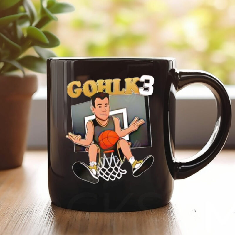 Gohlk3 Jack Gohlke Oakland Golden Grizzlies Mug 20241