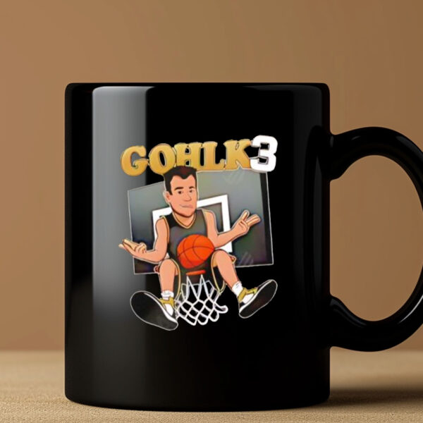 Gohlk3 Jack Gohlke Oakland Golden Grizzlies Mug 20243