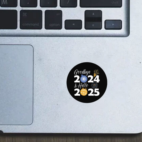 Goodbye 2024 Hello 2025 Sticker