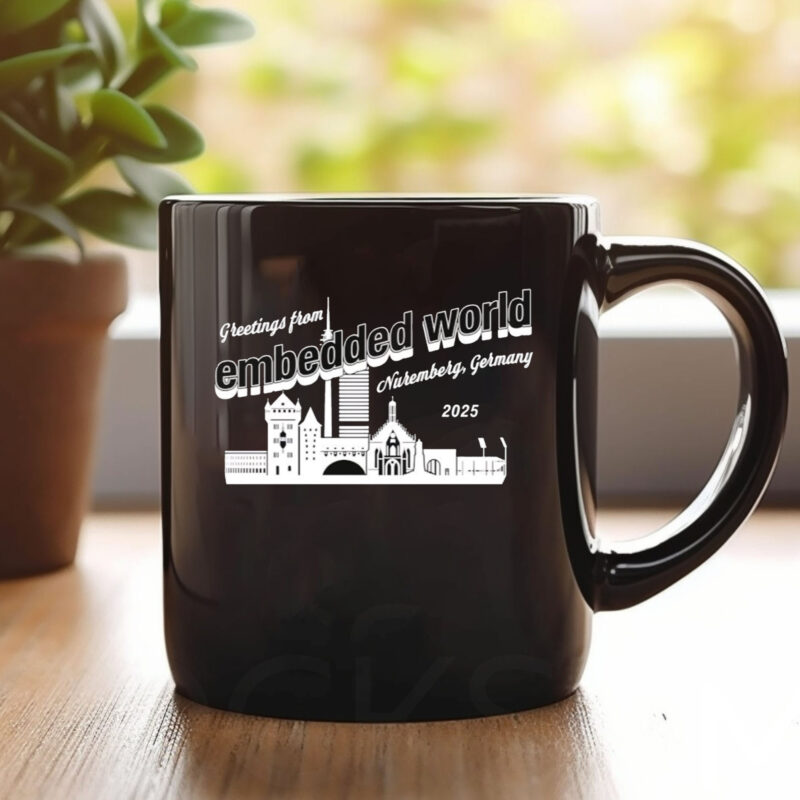 Greetings from Embedded World Nuremberg Germany 2025 Mug1