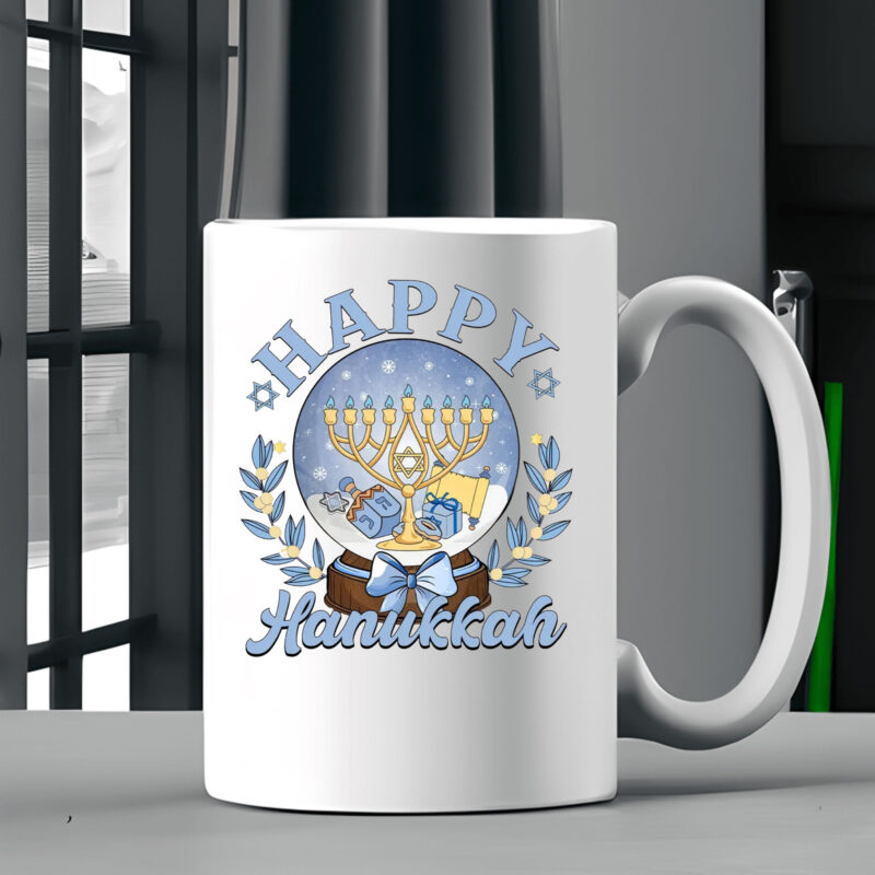 Happy Hanukkah Mug , Hanukkah Dinner