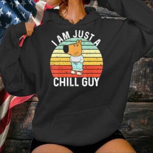 I am just a Chill Guy Meme Dog Cool Internet Statement T-Shirt1