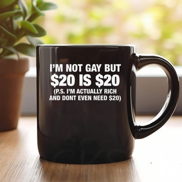 I'm Not Gay But $20 Is $20 Mug1