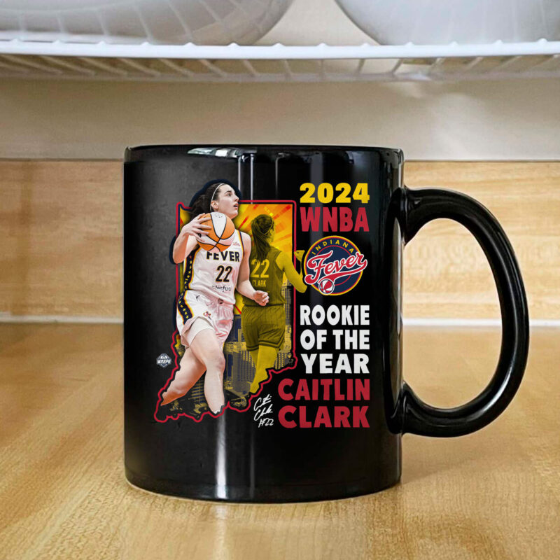 Indiana Fever Caitlin Clark Stadium Essentials Navy 2024 WNBA Rookie of the Year Mug