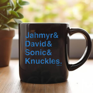 Jahymr Gibbs & David Montgomery Sonic & Knuckles Ampersand Mug1