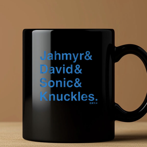 Jahymr Gibbs & David Montgomery Sonic & Knuckles Ampersand Mug33