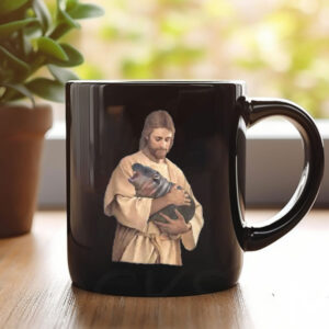 Jesus Moo Deng Mug