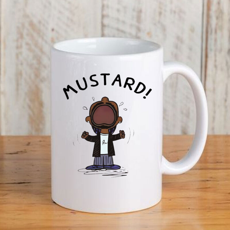 Kendrick Lamar MUSTARD Meme Mug , Funny Hip Hop Graphic TopKendrick Lamar MUSTARD Meme Mug , Funny Hip Hop Graphic Top