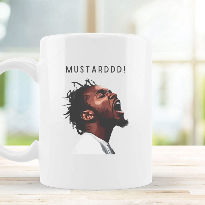 Kendrick Lamar Mustard Mug , Hip-Hop Graphic