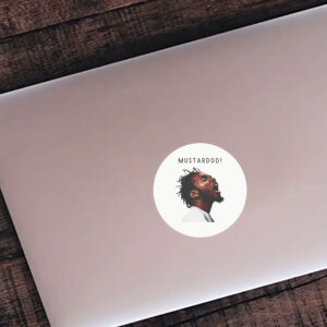 Kendrick Lamar Mustard Sticker , Hip-Hop Graphic