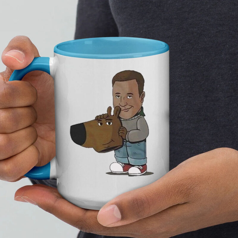 Kevin James Chill Guy Dog Meme Mug