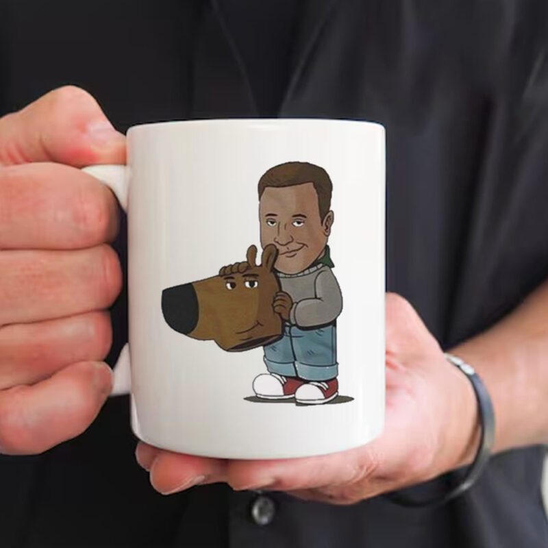 Kevin James Chill Guy Dog Meme Mug1