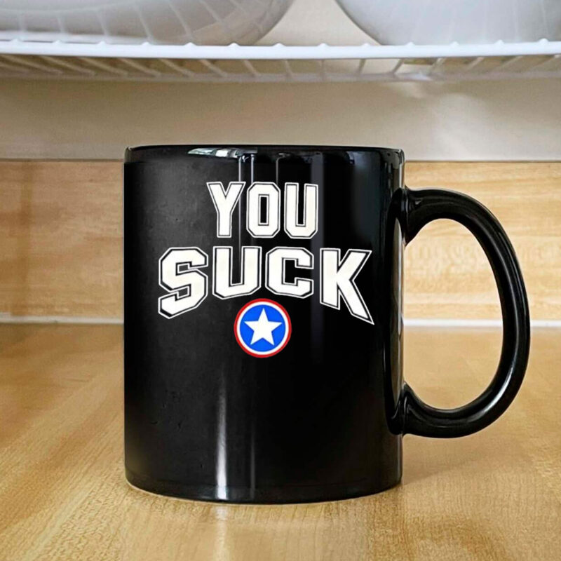 Kurt Angle you suck WWE WWF vintage Mug