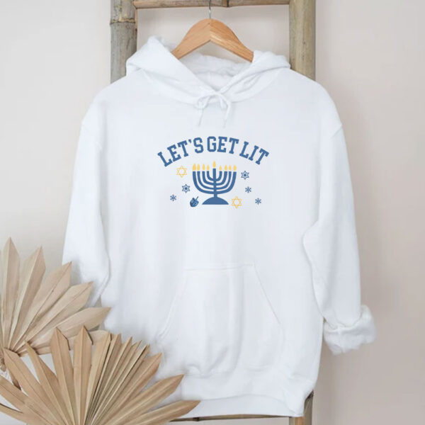 Let's Get Lit Hanukkah T-Shirt