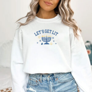 Let's Get Lit Hanukkah T-Shirt