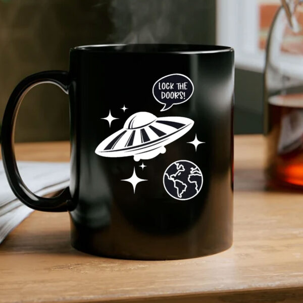 Lock the Doors UFO Mug