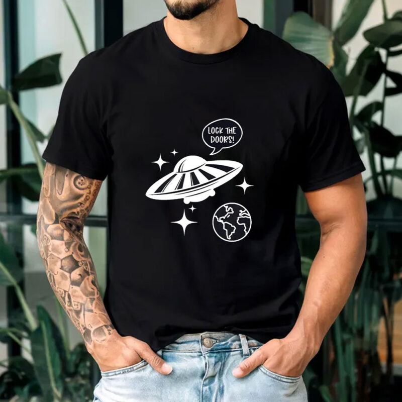 Lock the Doors UFO T-shirt