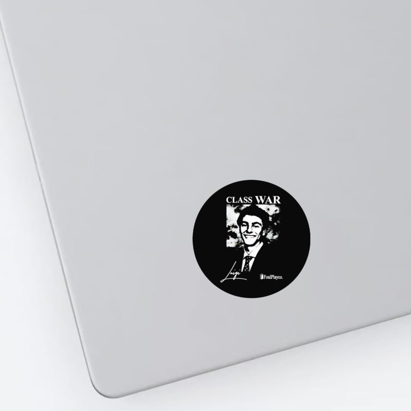 Luigi Mangione Class War Sticker