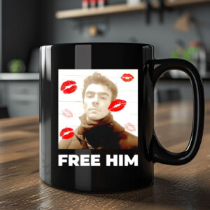 Luigi Mangione Free Him lips Mug