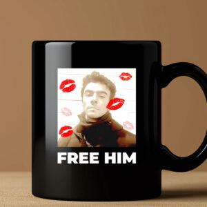 Luigi Mangione Free Him lips Mug