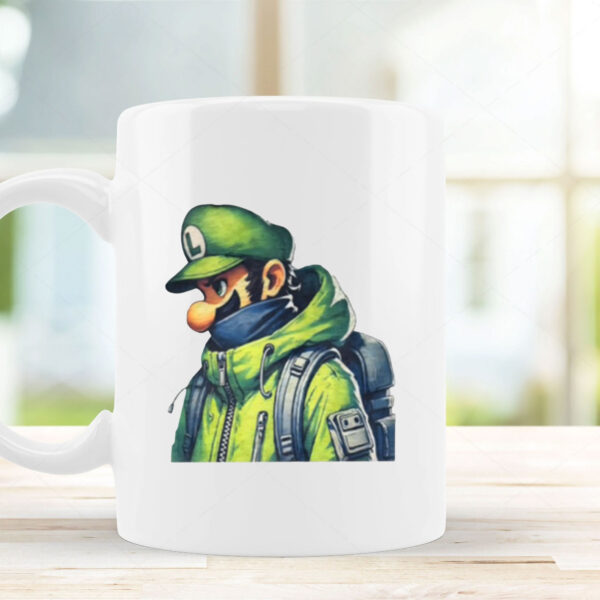 Luigi Mansion Patron Saint Mario Mug