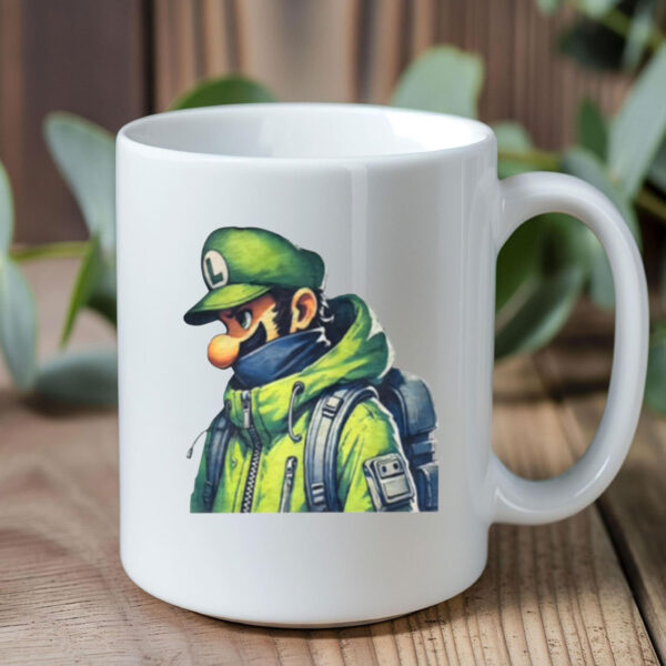 Luigi Mansion Patron Saint Mario Mug