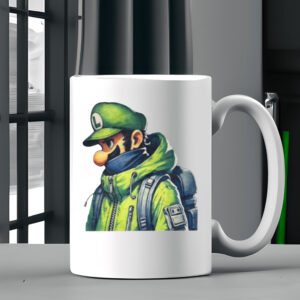 Luigi Mansion Patron Saint Mario Mug