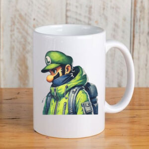 Luigi Mansion Patron Saint Mario Mug