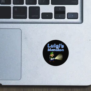 Luigi's Mansion Super Mario Sticker