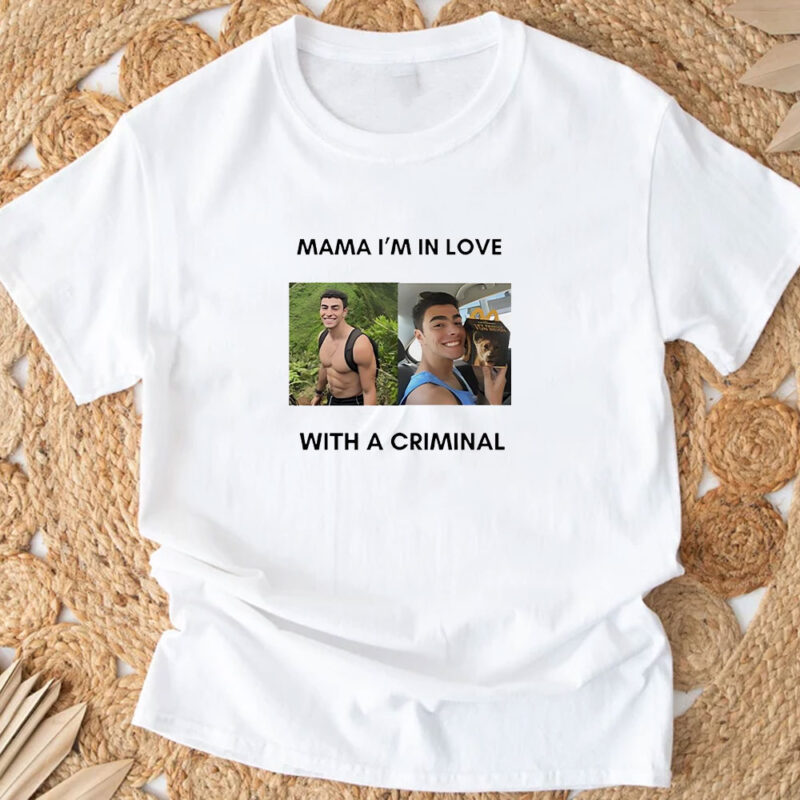 Mama I’m in love with a criminal Luigi Mangione T-shirt