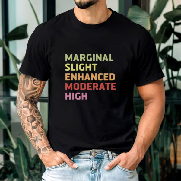 Marginal Slight Enhanced Moderate High Weather Forecast T-Shirt