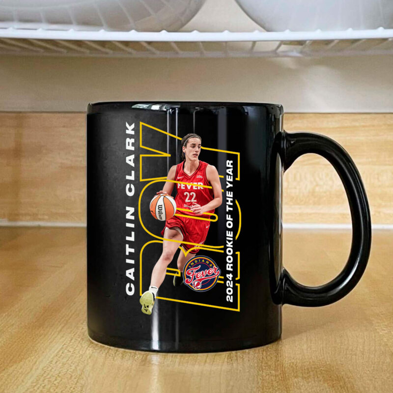 Men's Indiana Fever Caitlin Clark Navy 2024 WNBA Rookie of the Year MugMen's Indiana Fever Caitlin Clark Navy 2024 WNBA Rookie of the Year Mug