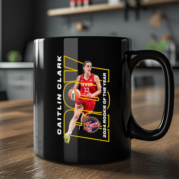 Men's Indiana Fever Caitlin Clark Navy 2024 WNBA Rookie of the Year Mug2