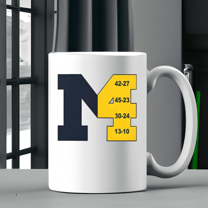 Michigan 4th Straight Victory Mug 20242