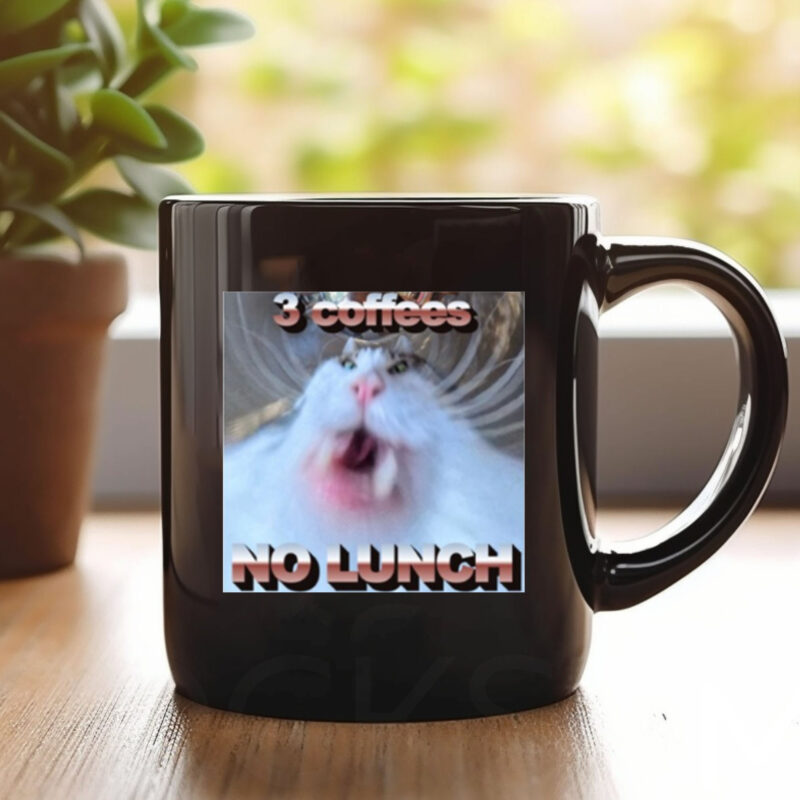 Mr.Monch 3 Coffees No Lunch Monch Mug 2024 1