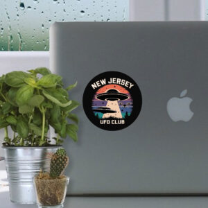 NJ New Jersey Drones UFO Club Sticker