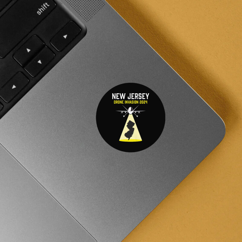 New Jersey Drone Invasion 2024 Sticker