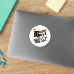 New Jersey Drones - Tax Protest Sticker