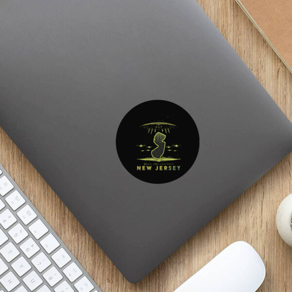 New Jersey UFO Graphic Sticker