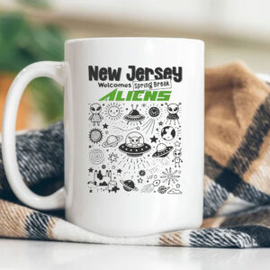 New Jersey Welcomes Spring Break Aliens 2024 Mug