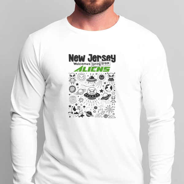 New Jersey Welcomes Spring Break Aliens 2024 T-Shirt