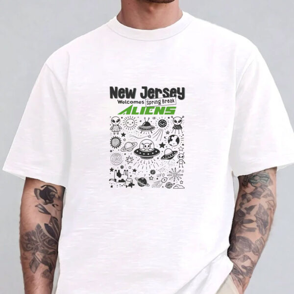 New Jersey Welcomes Spring Break Aliens 2024 T-Shirt