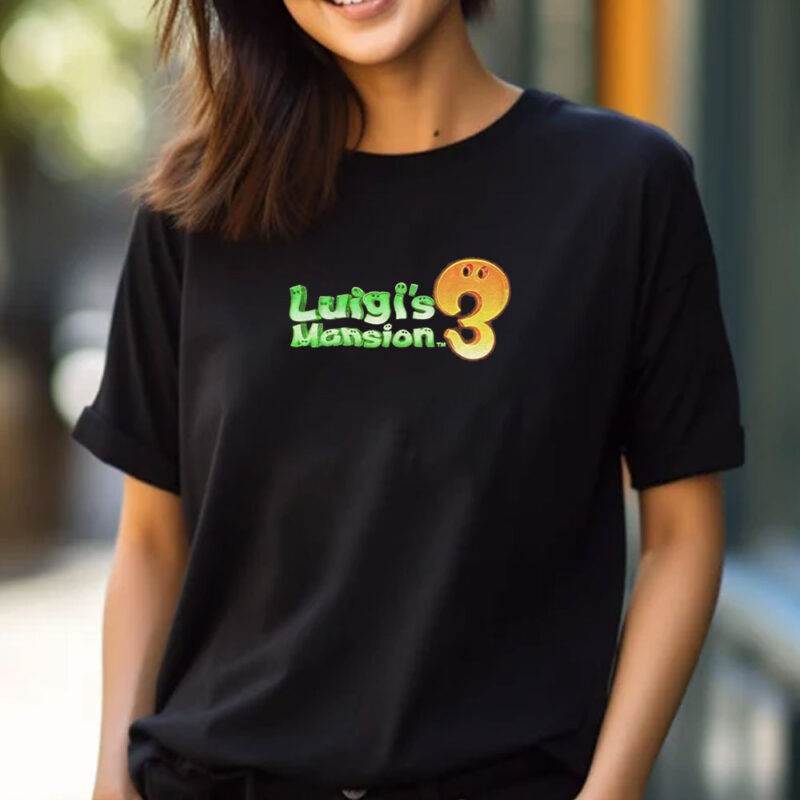 Nintendo Luigi's Mansion 3 Logo T-Shirt