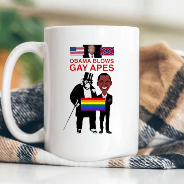 OBAMA BLOWS GAY APES Mug