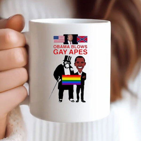 OBAMA BLOWS GAY APES Mug