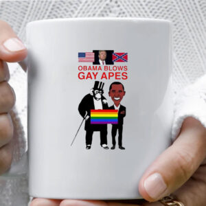 OBAMA BLOWS GAY APES Mug