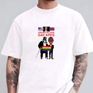 OBAMA BLOWS GAY APES T-Shirt