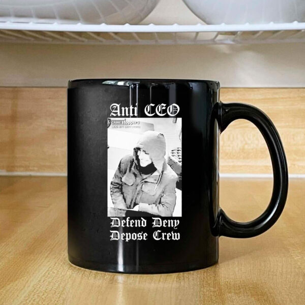 Official Free Luigi Mangione Anti CEO Defend Deny Depose Crew Mug